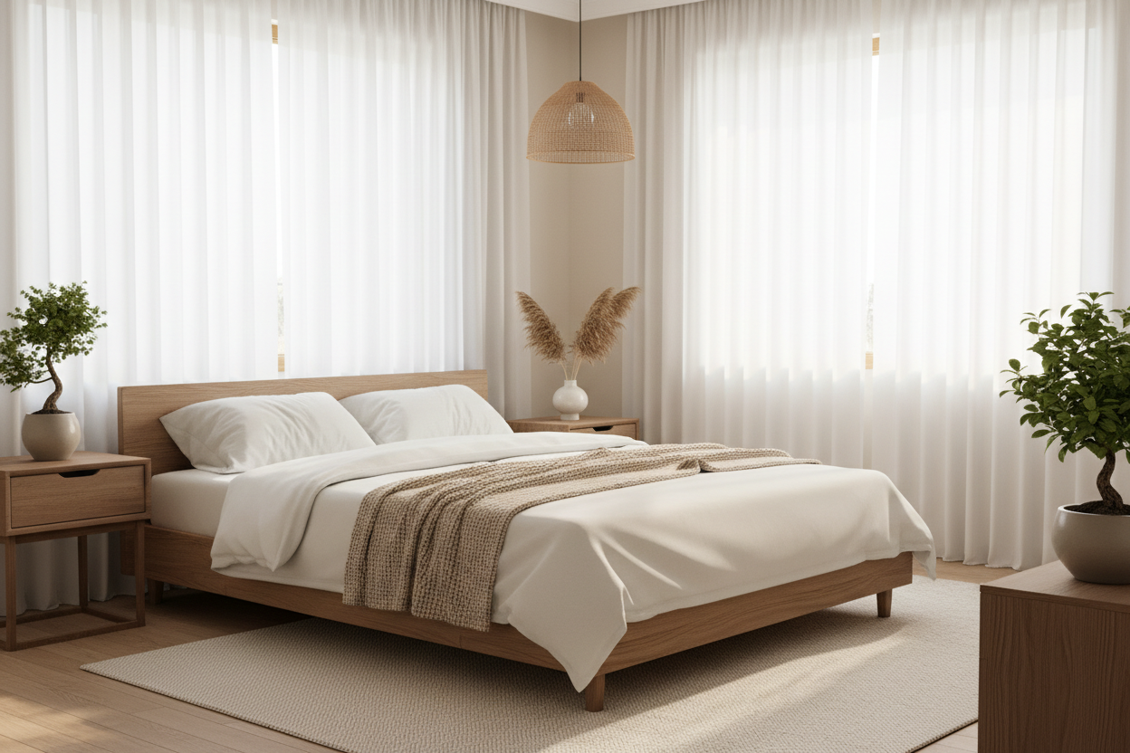 japandi style bedroom interior design